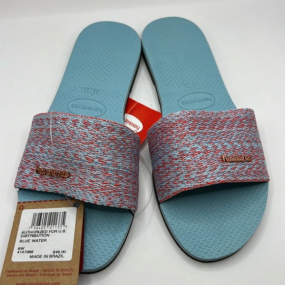 Havaianas Premium Slides NWT size 35/36  US 6 - Picture 1 of 6